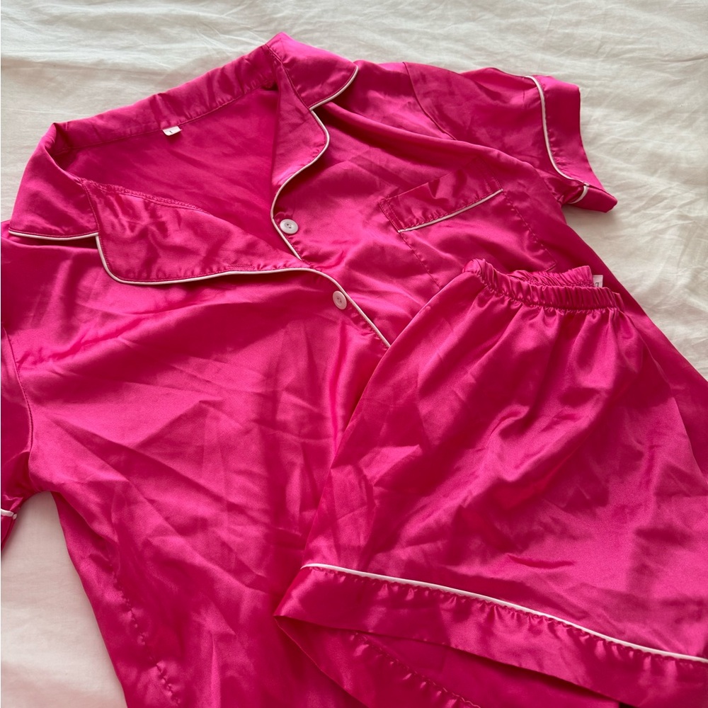 Satin pj set